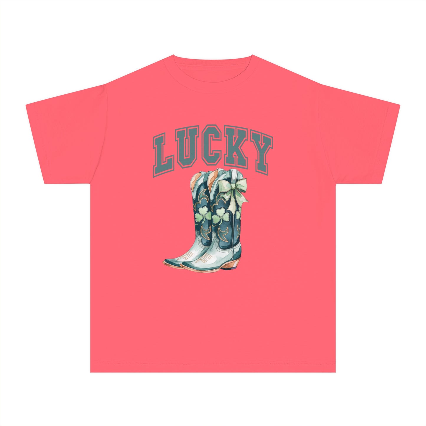 Lucky Girl Youth Comfort Colors Tee