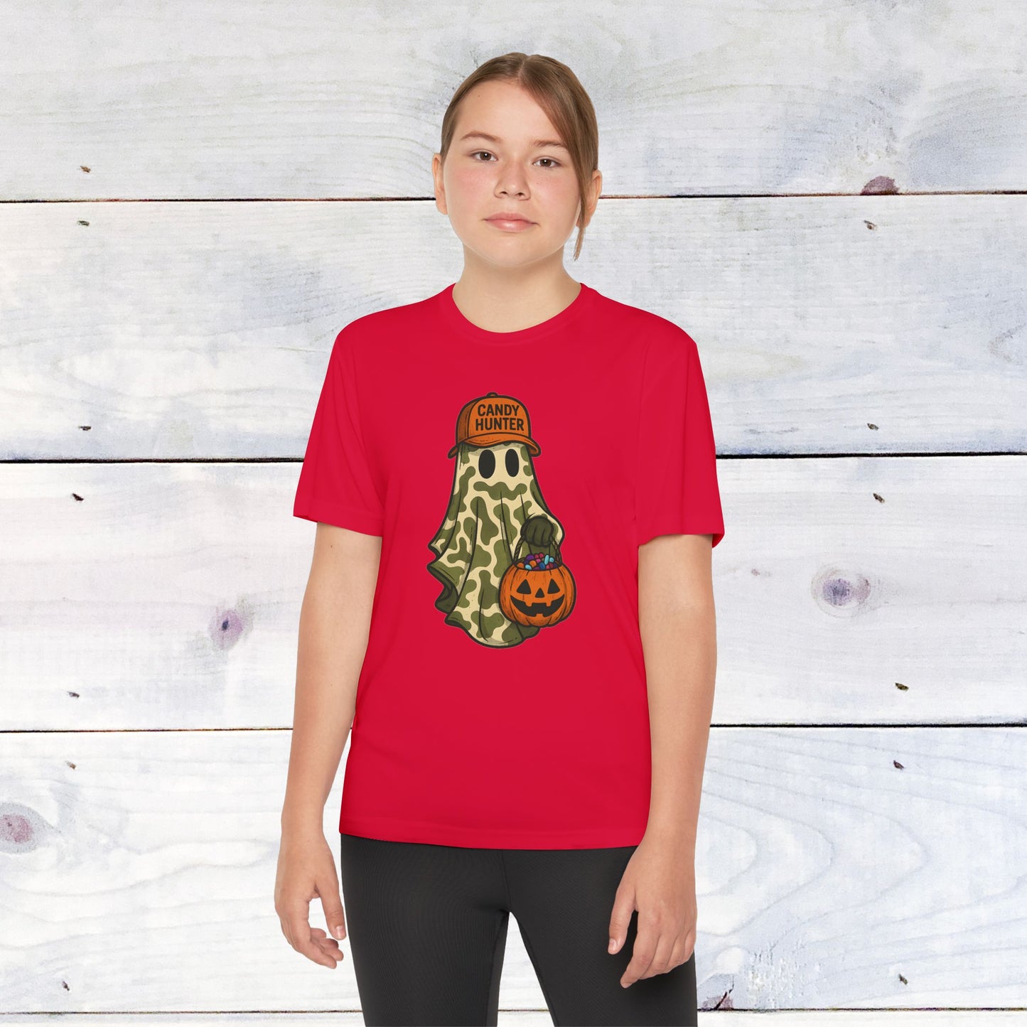 Candy Hunter Youth Sport-Tek Shirt