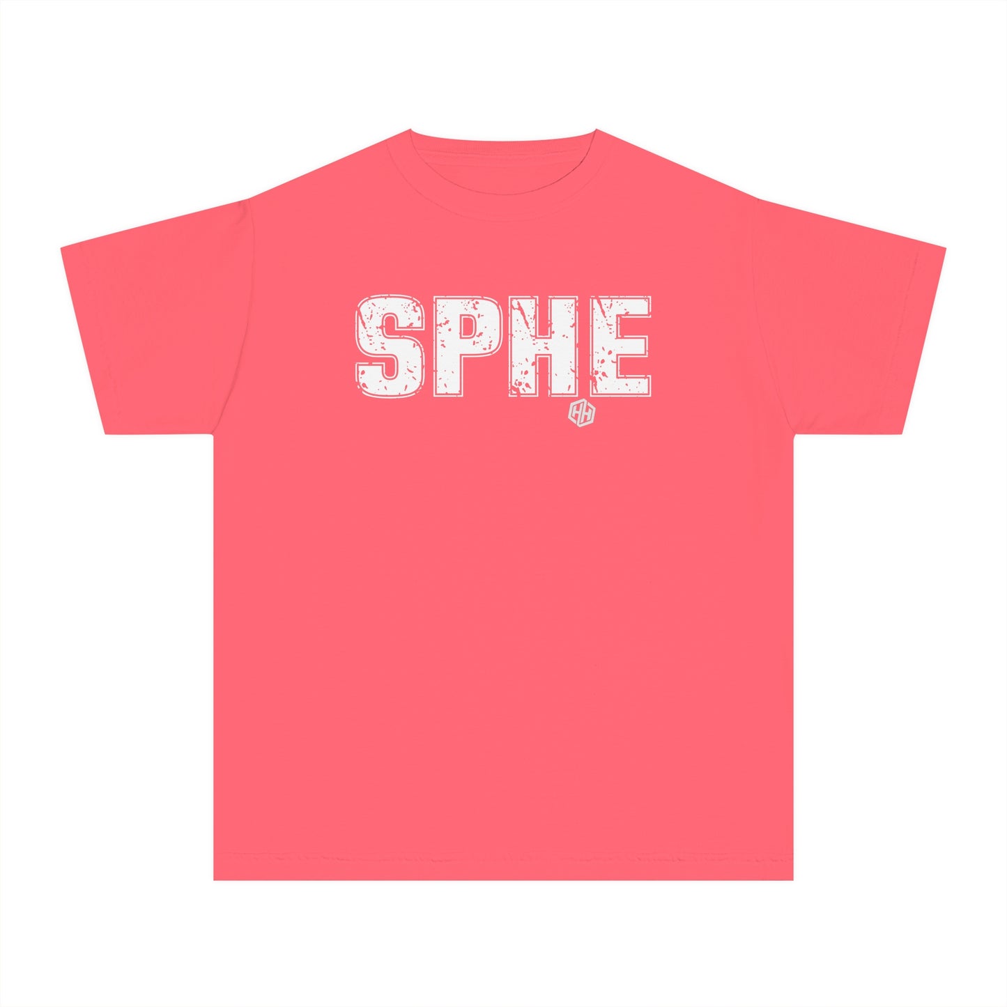 SPHE Youth Comfort Colors T . White Text