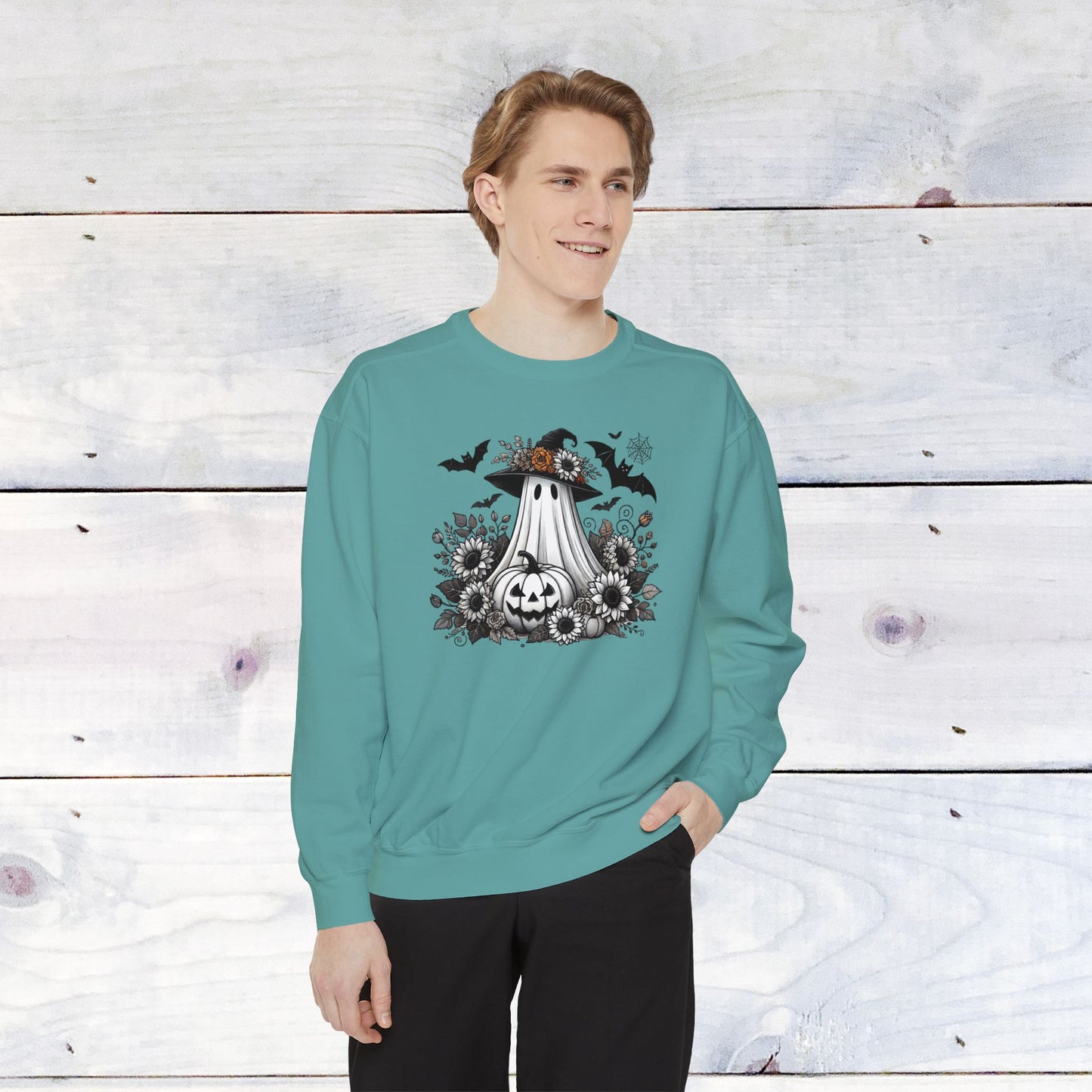 Groovy Ghost Comfort Colors Sweater