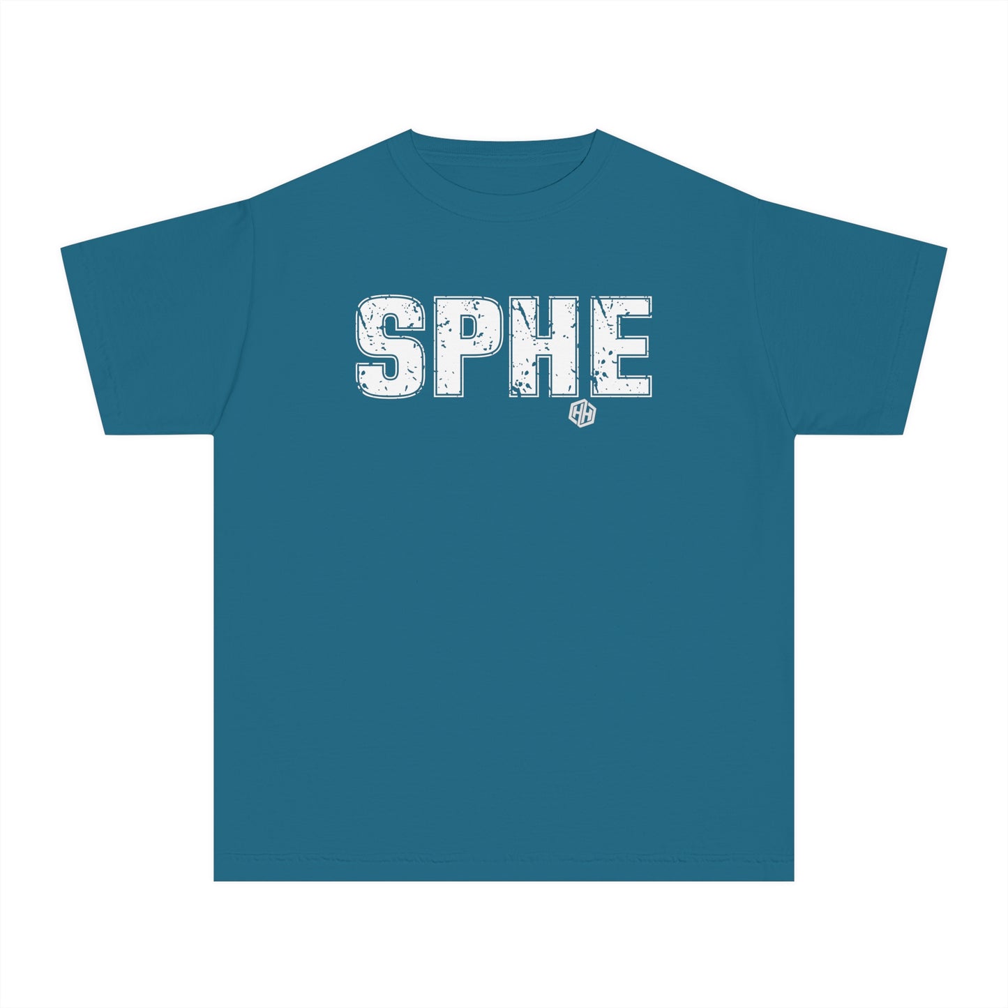 SPHE Youth Comfort Colors T . White Text