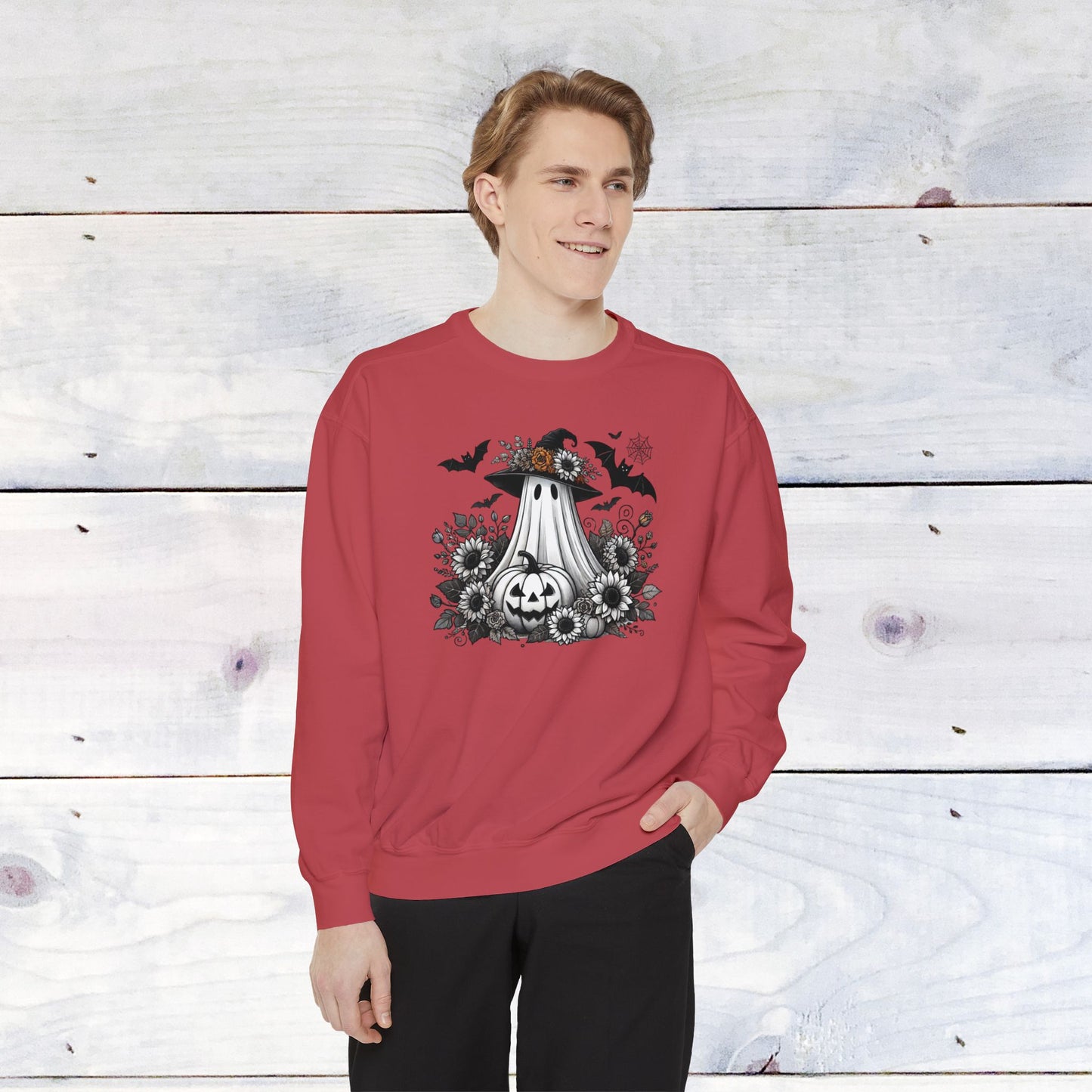 Groovy Ghost Comfort Colors Sweater