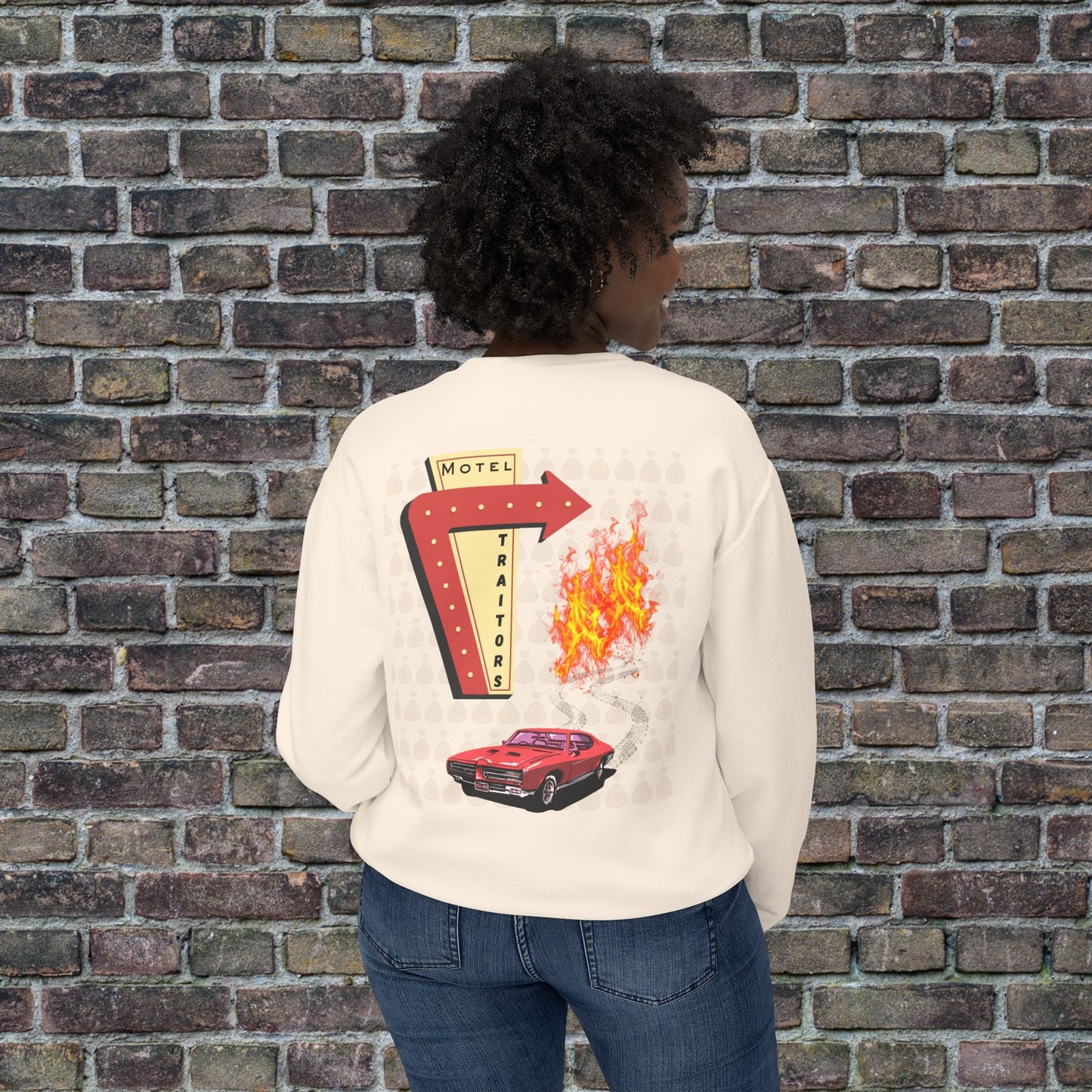Motel Traitors, Getaway Car - Comfort Colors Sweater