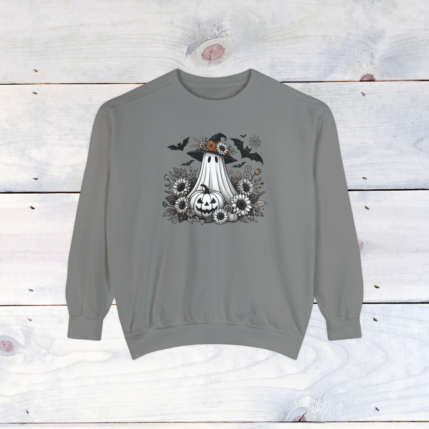 Groovy Ghost Comfort Colors Sweater