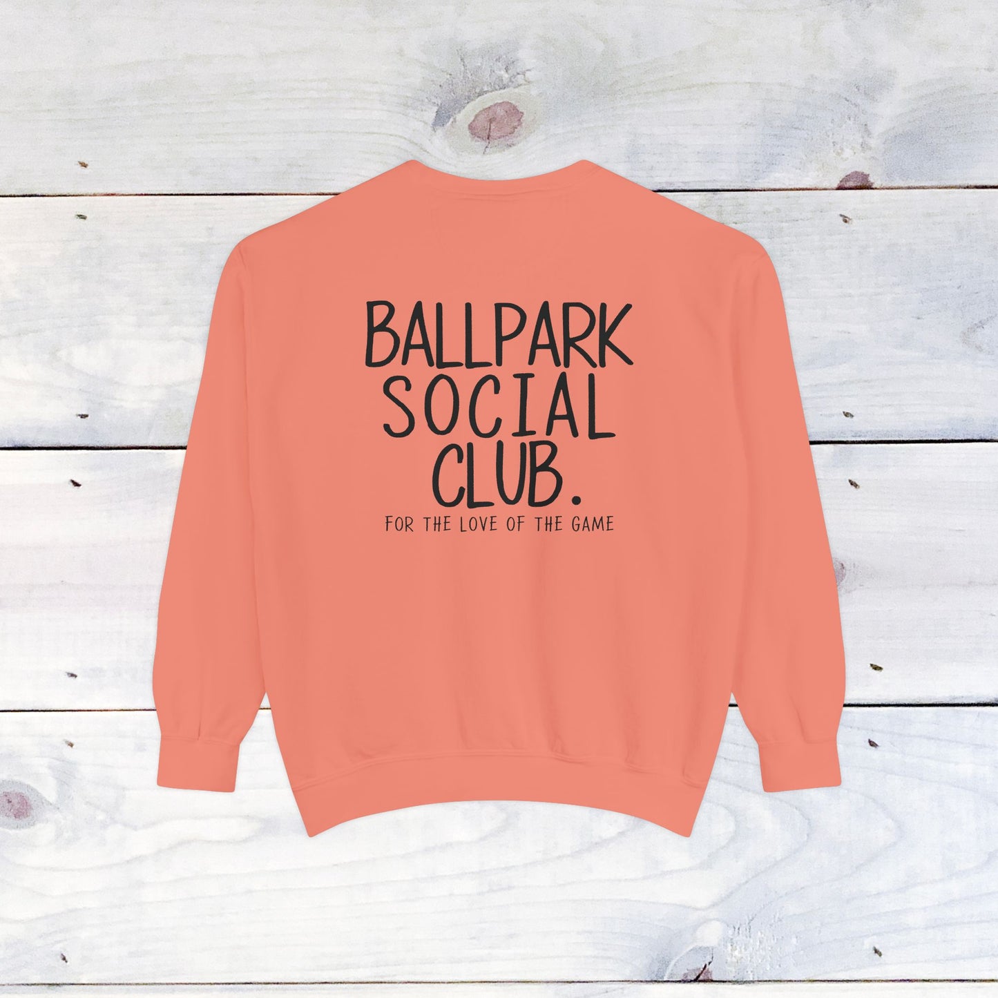 Ballpark Social Club Comfort Color Sweatshirt Black