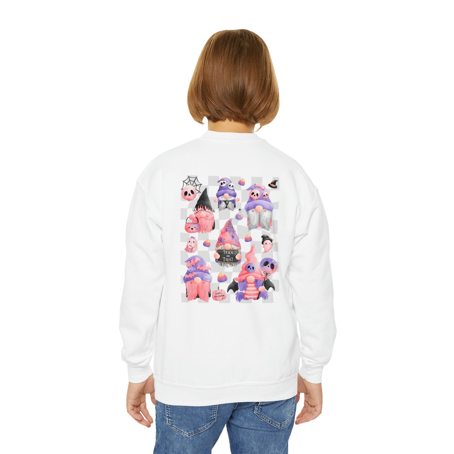 Girls Youth Halloween Gnome Sweater