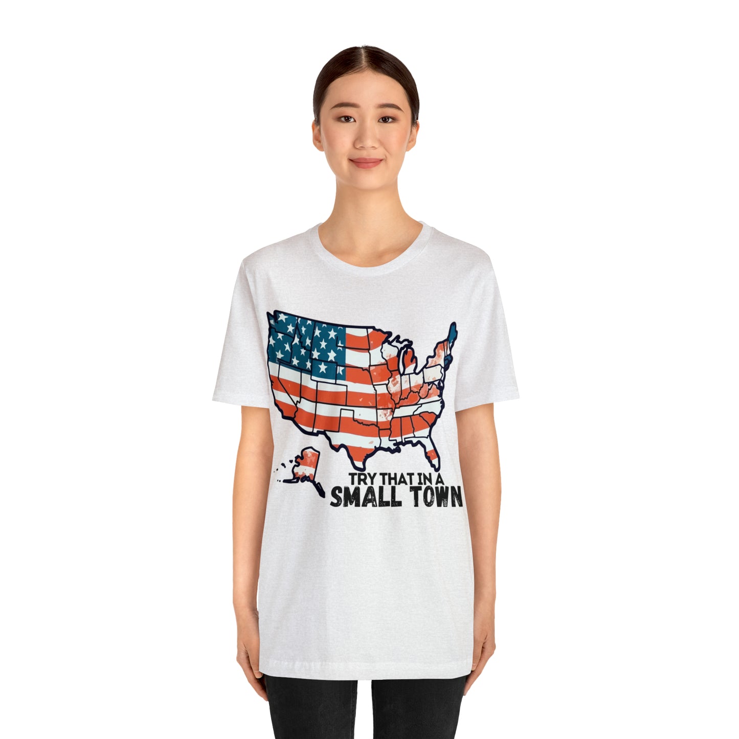 Try That in a Small Town - America Front Graphic - Aldean - Unisex Classic T-Shirt