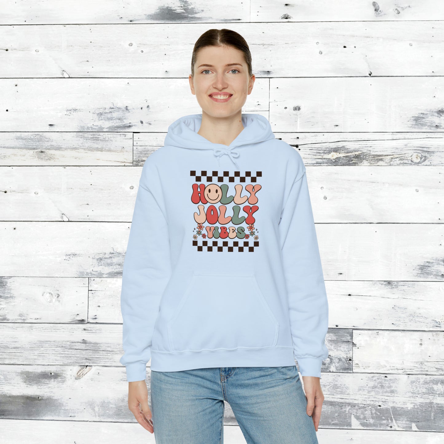 Holly Jolly Vibes Hoodie