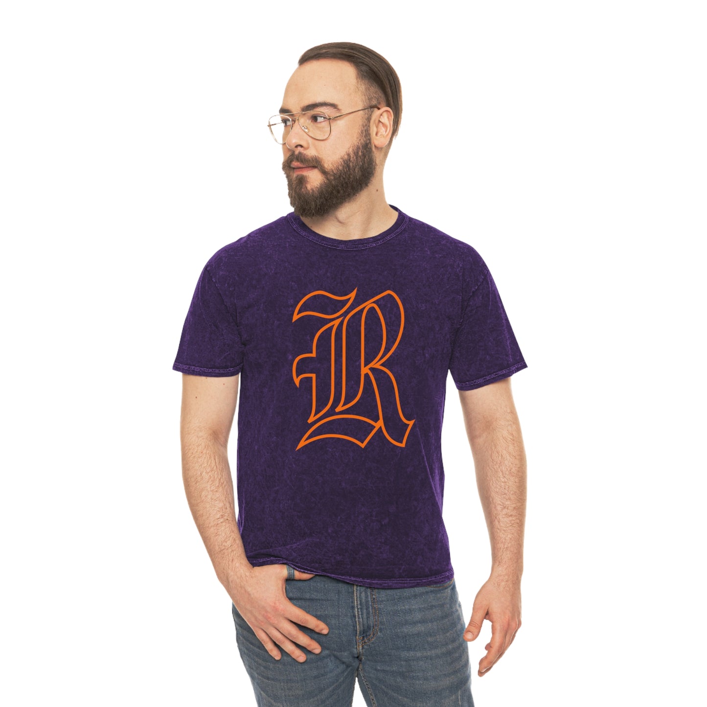 Mineral Wash Old School Rockwall R T-Shirt