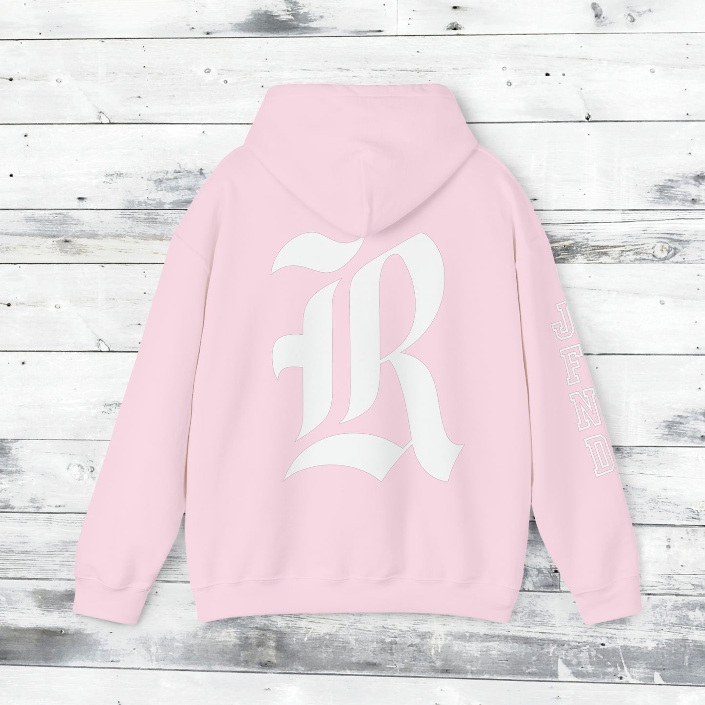 Jackets Stinger Hoodie Front - JFND Sleeve - Old School R back