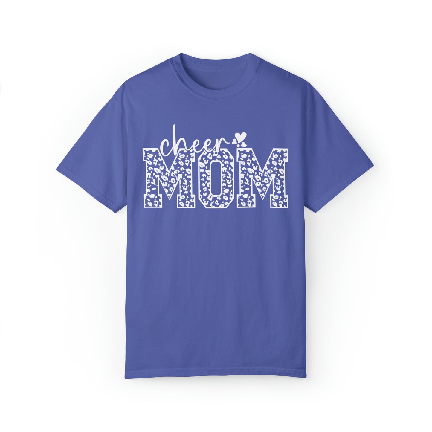 Cheetah Cheer Mom - Comfort Colors T