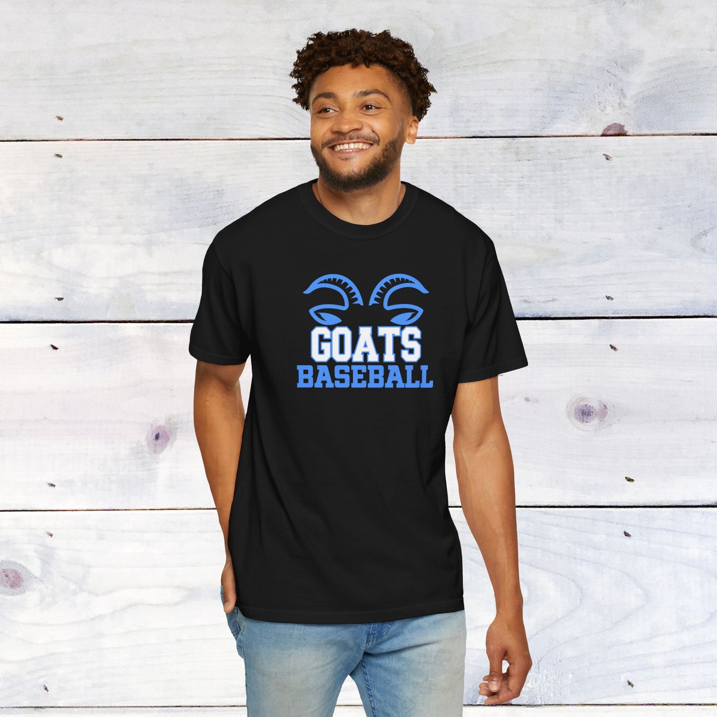 Goats Baseball T-Shirt — Comfort Colors Unisex