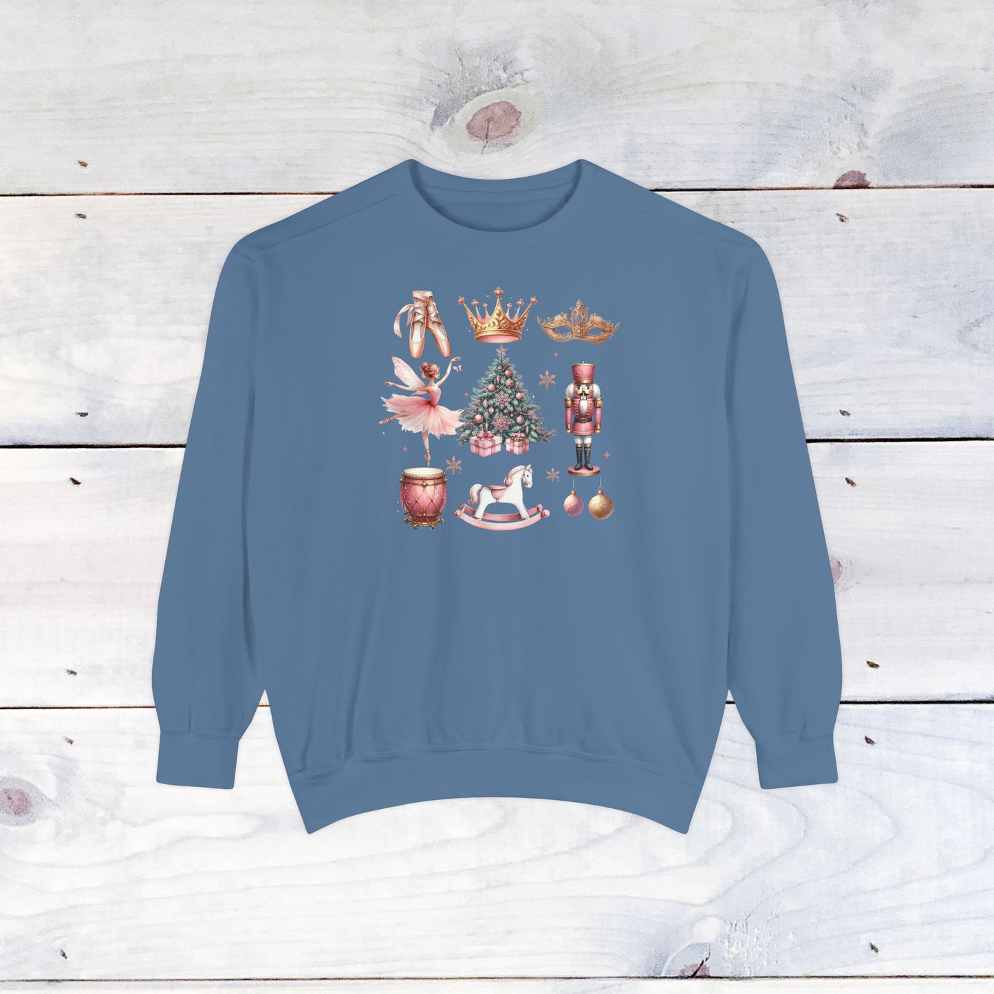 The Nutcracker Grid Comfort Colors Sweater