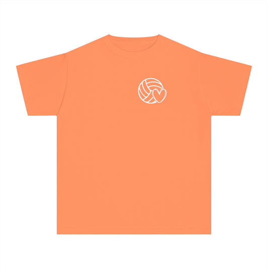 Fun Youth Volleyball Comfort Colors Tee