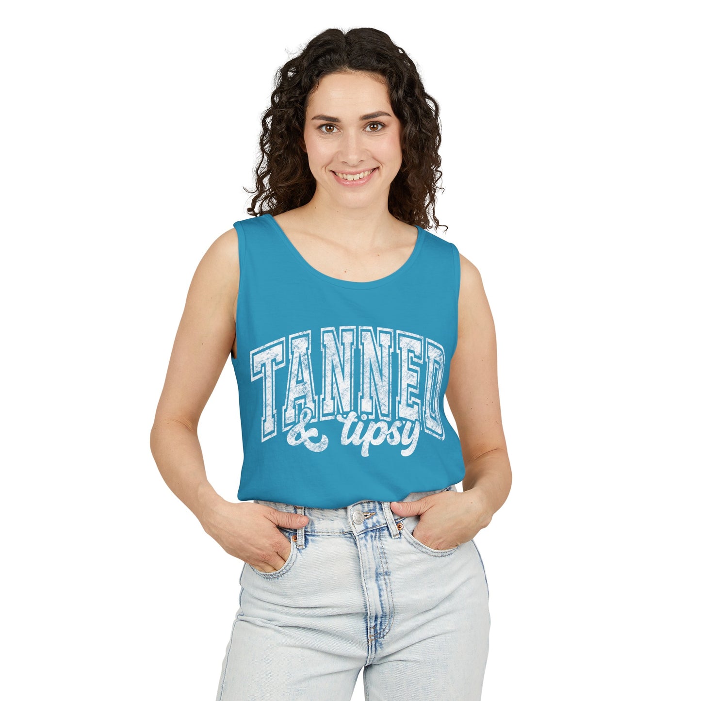 Tanned & Tipsy Comfort Colors Tank