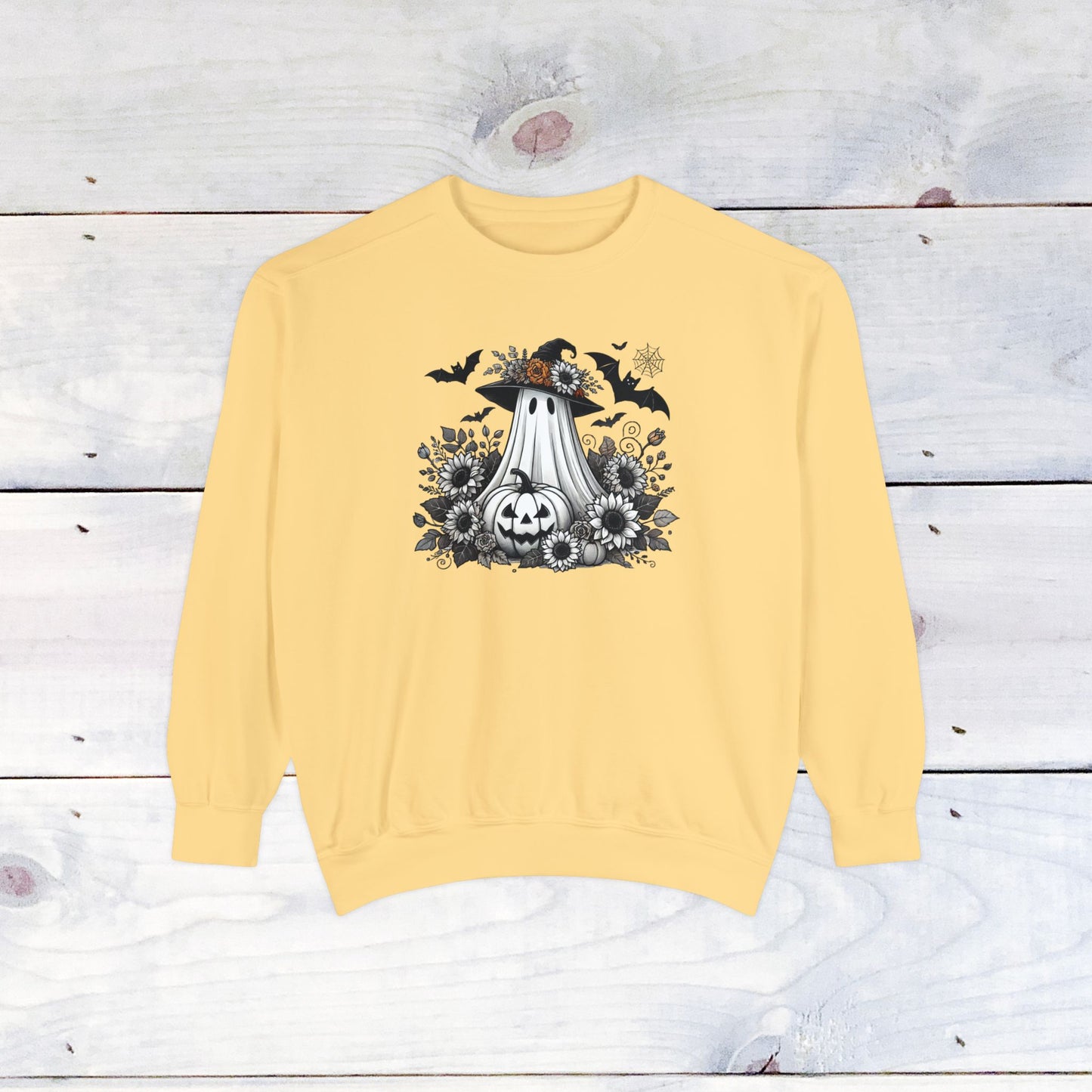 Groovy Ghost Comfort Colors Sweater