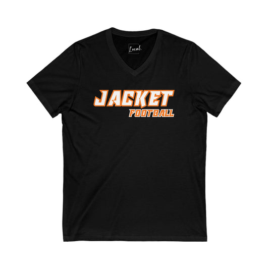 Jacket Football Unisex V-Neck Tee