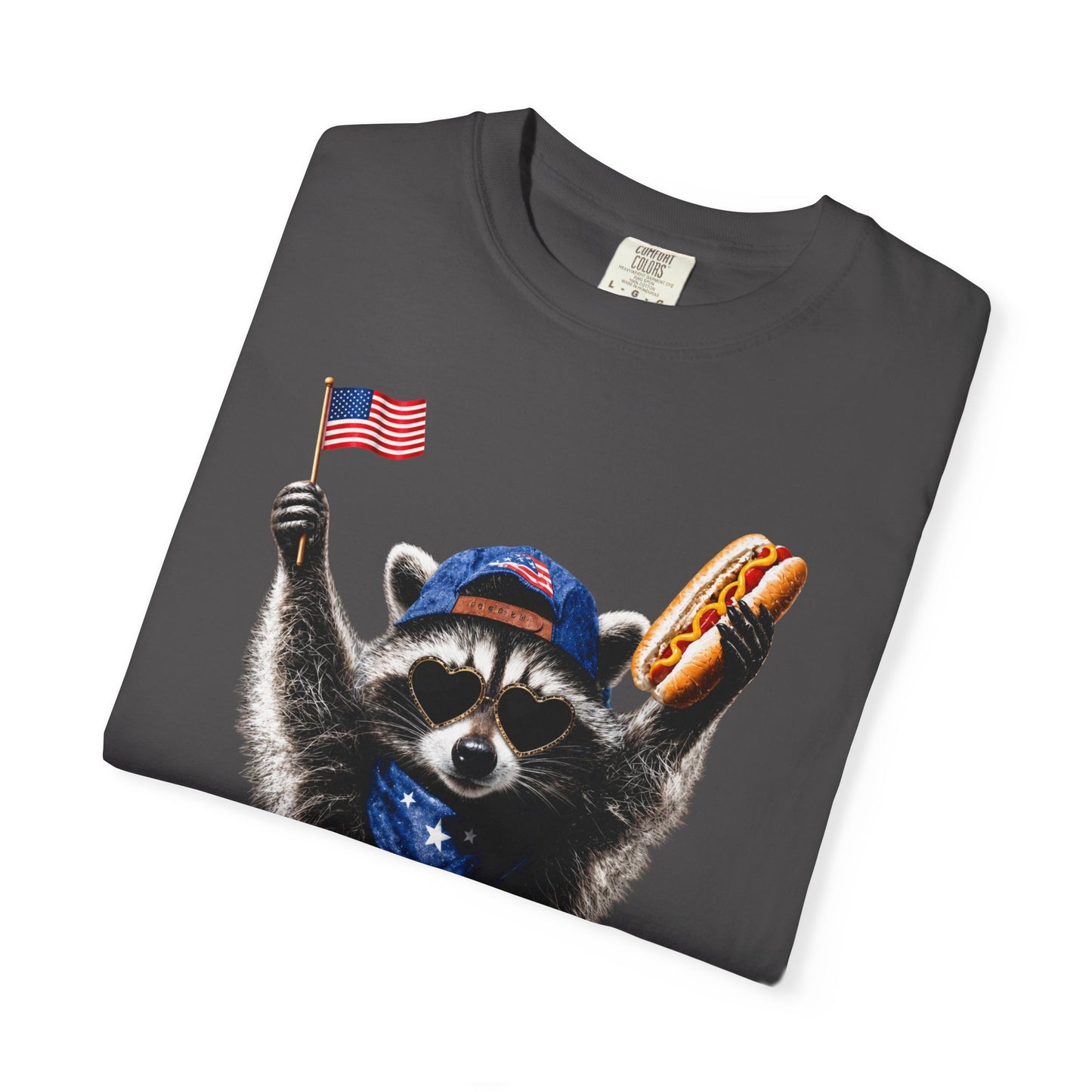 Patriotic Raccoon Comfort Colors  - America