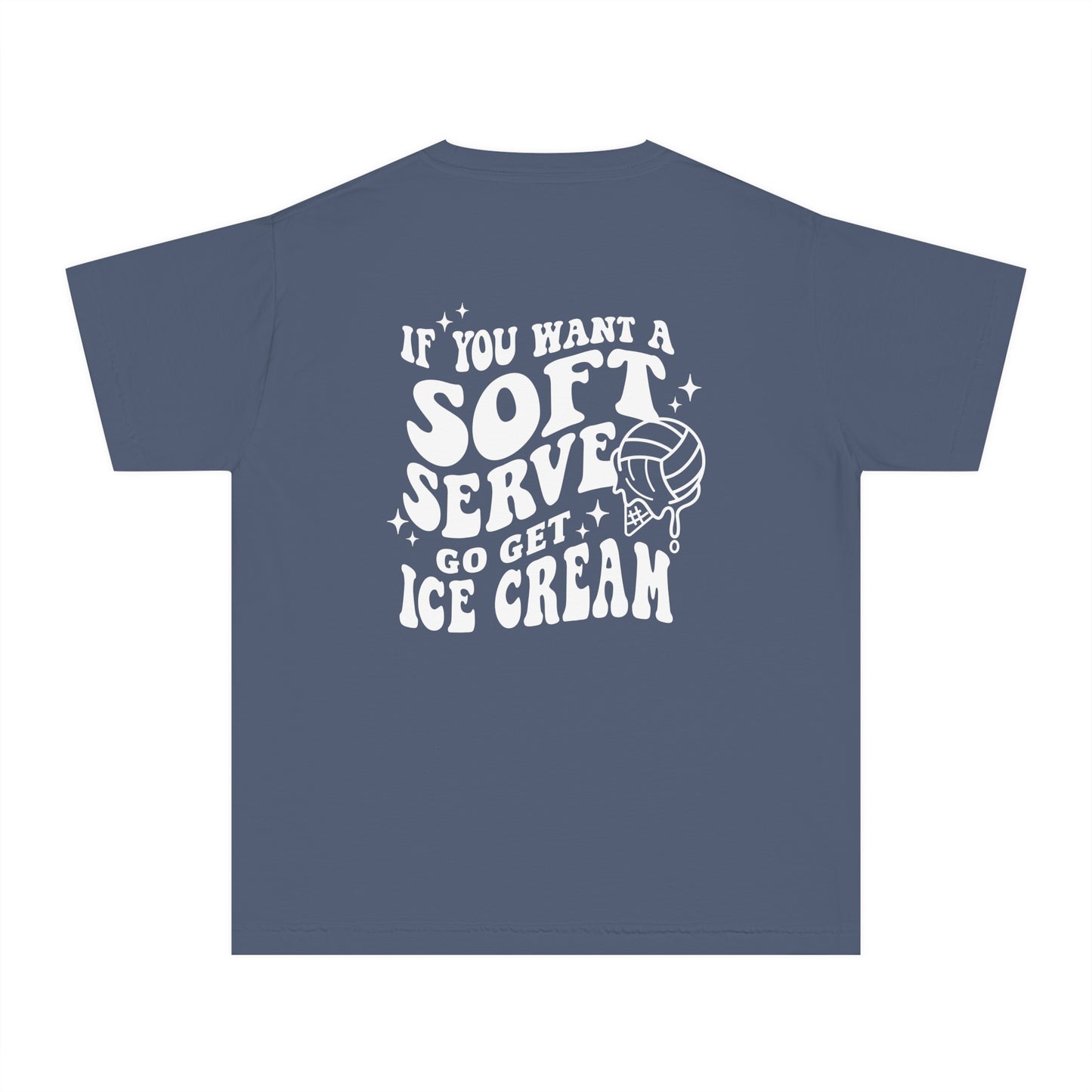 Fun Youth Volleyball Comfort Colors Tee