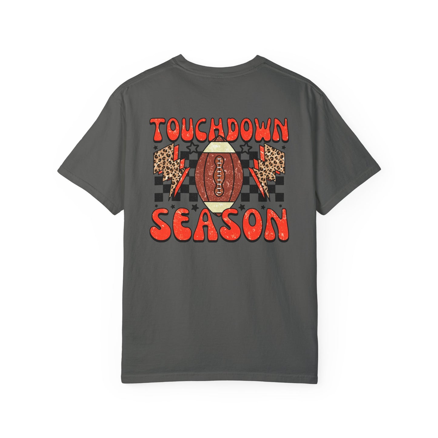 Comfort Colors - Rockin Rockwall Front, Touchdown Season Fun Back