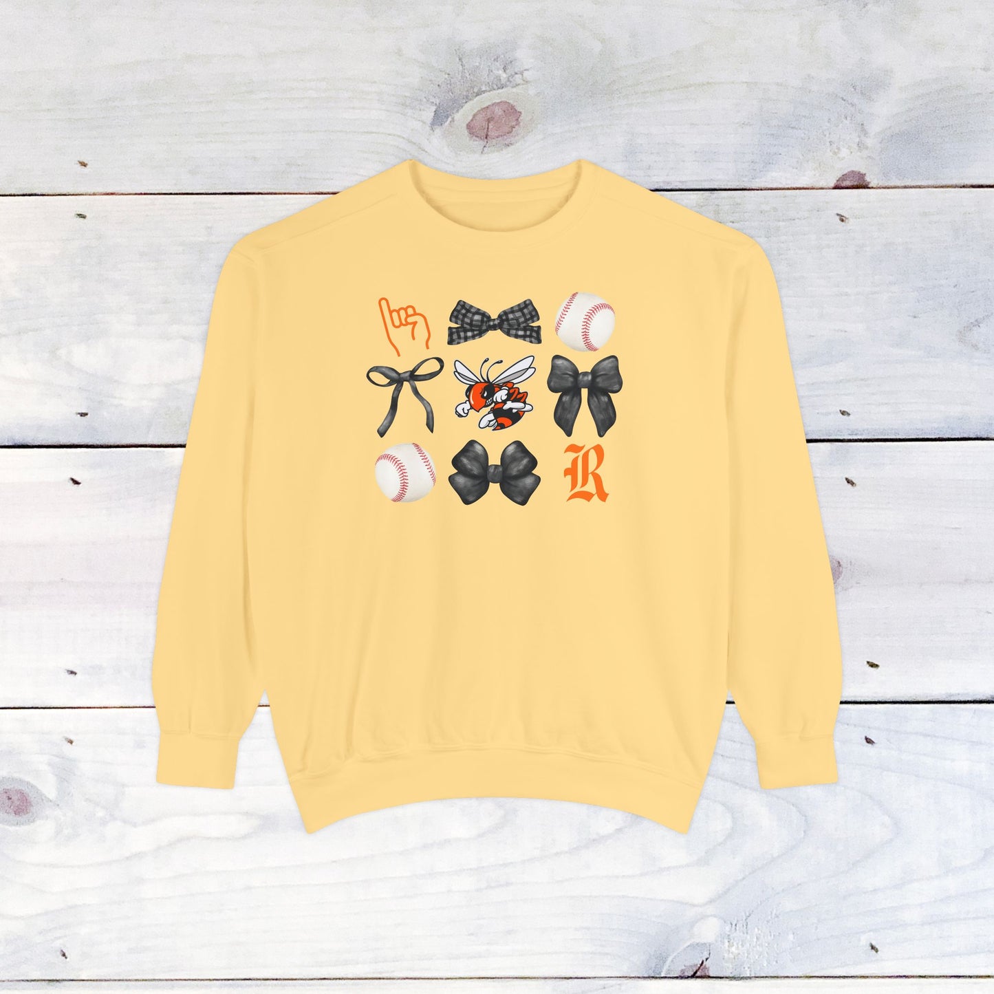 The GRID Rockwall Baseball Comfort Colors Sweater