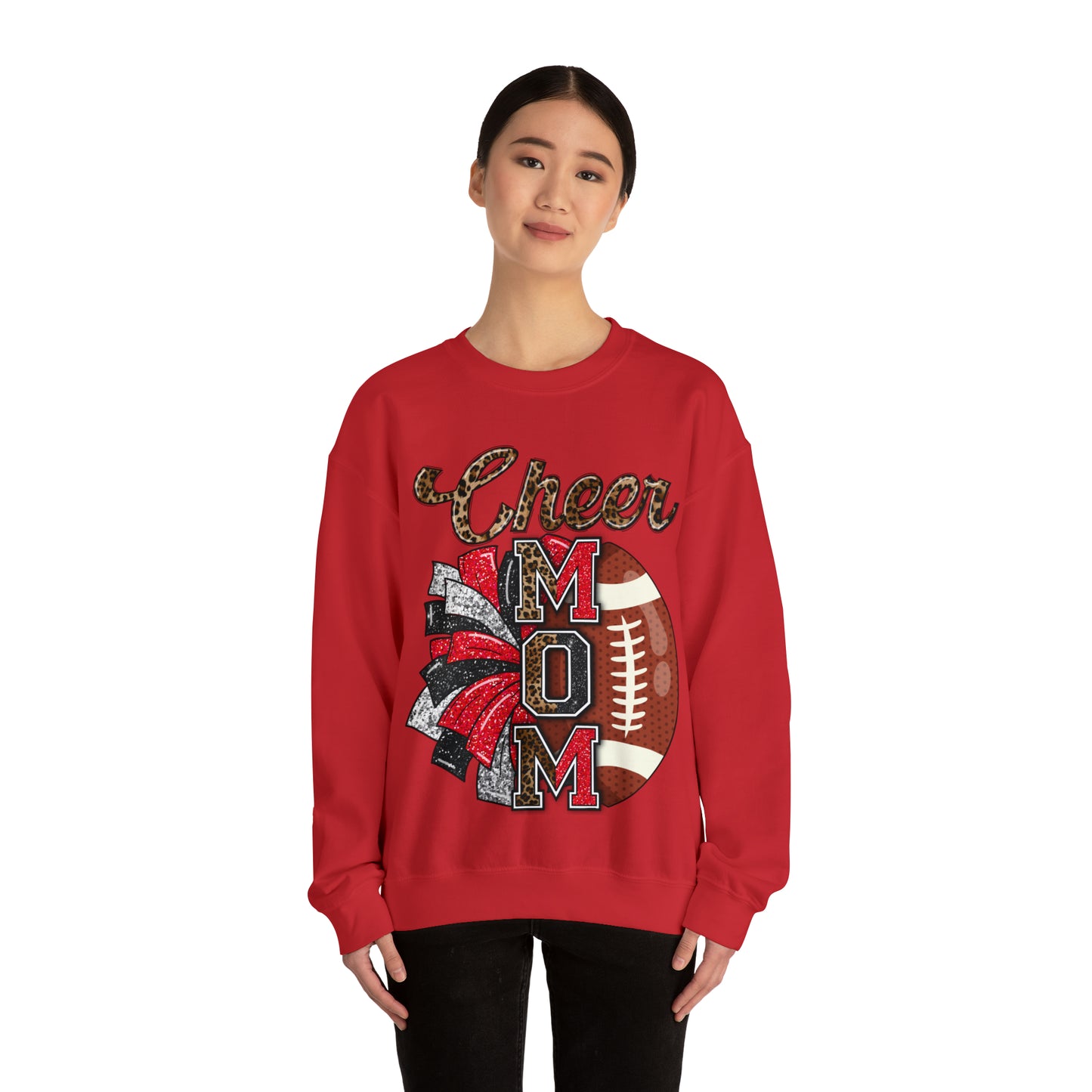 Cheer Mom Glitz Front Sweater