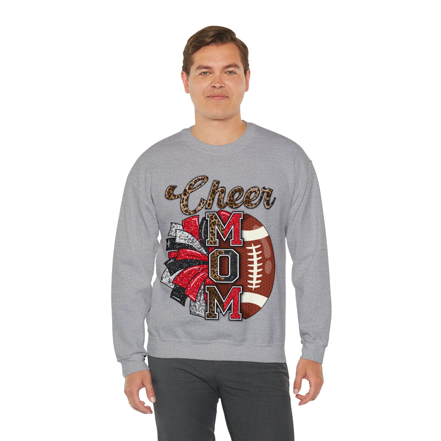 Cheer Mom Glitz Front Sweater