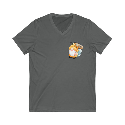 Be Kind Gnome V Neck Unisex T-Shirt