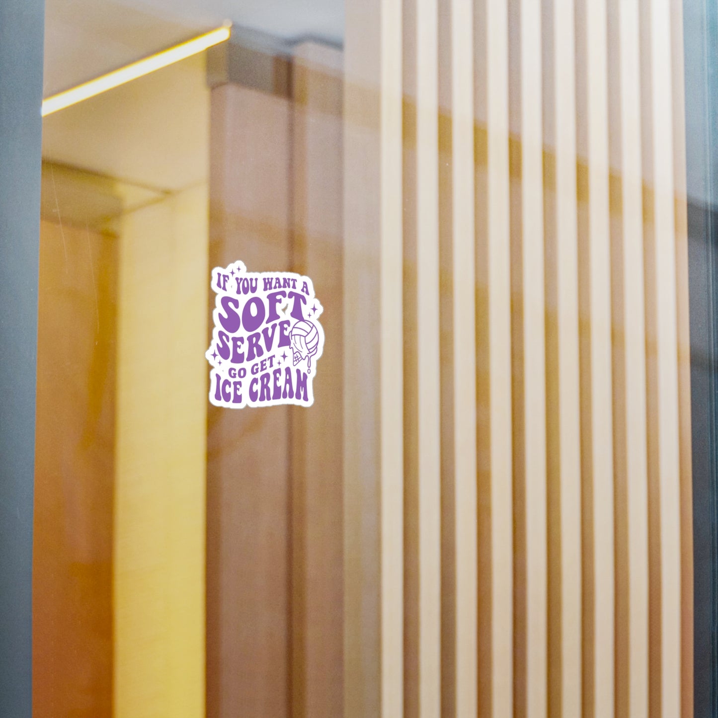 Volleyball Vinyl Sticker