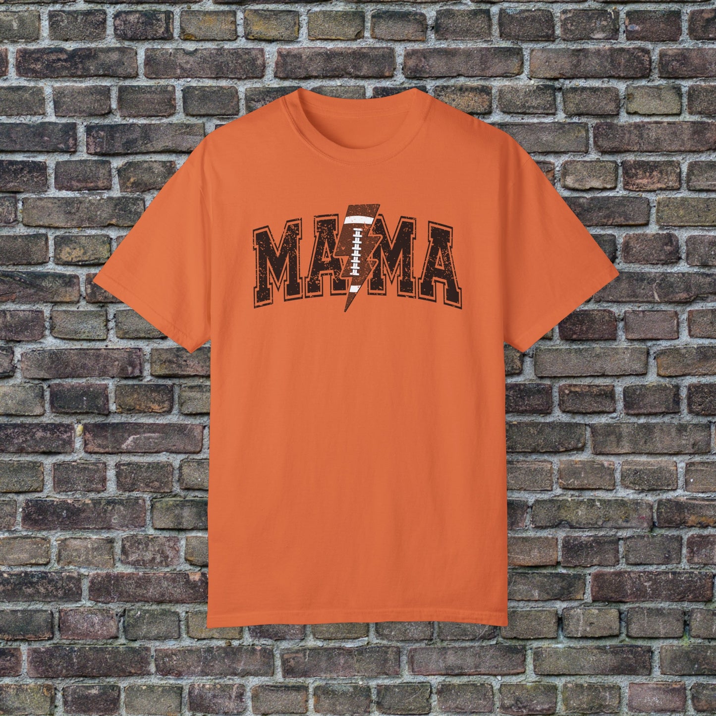 Football Mama Bolt Comfort Colors T