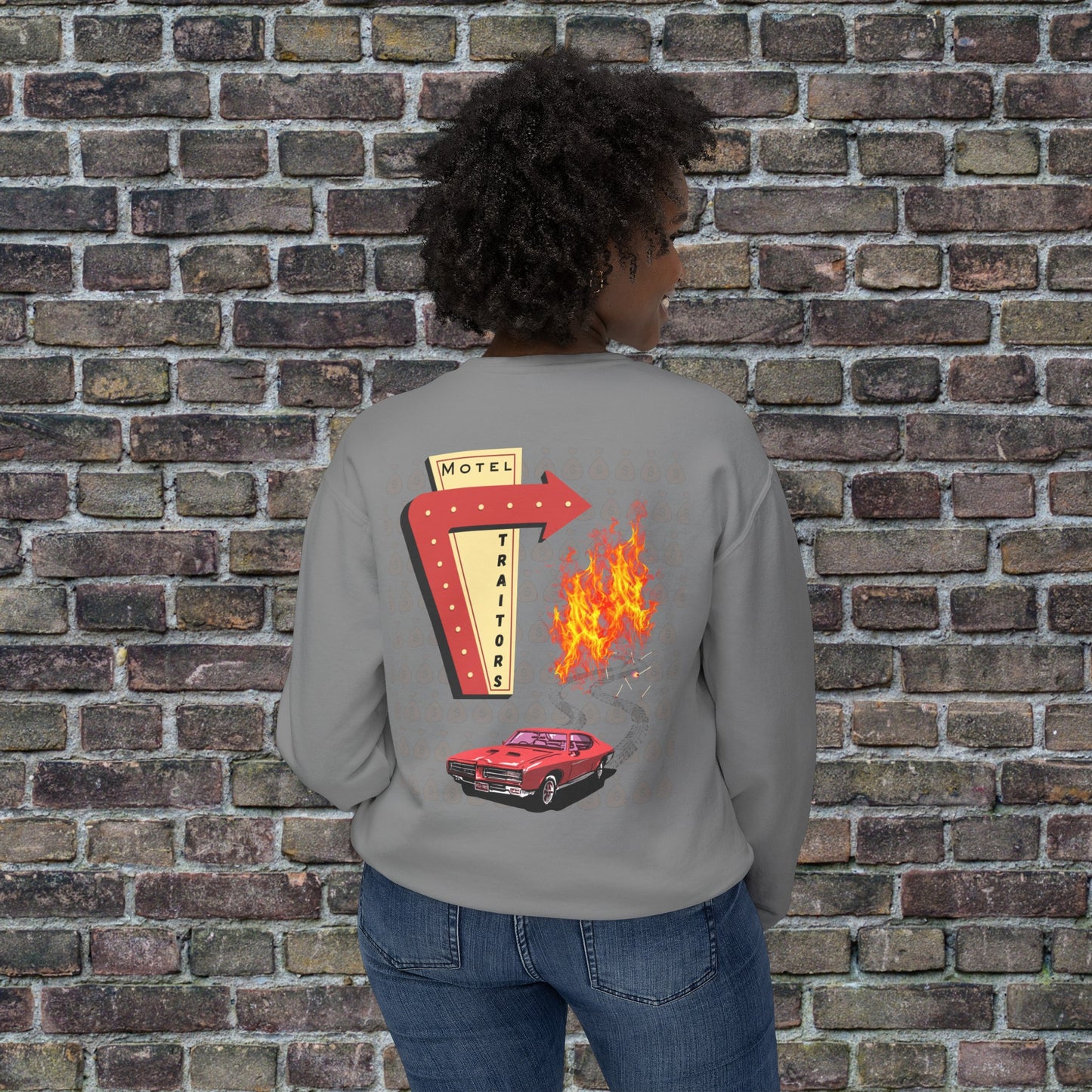 Motel Traitors, Getaway Car - Comfort Colors Sweater