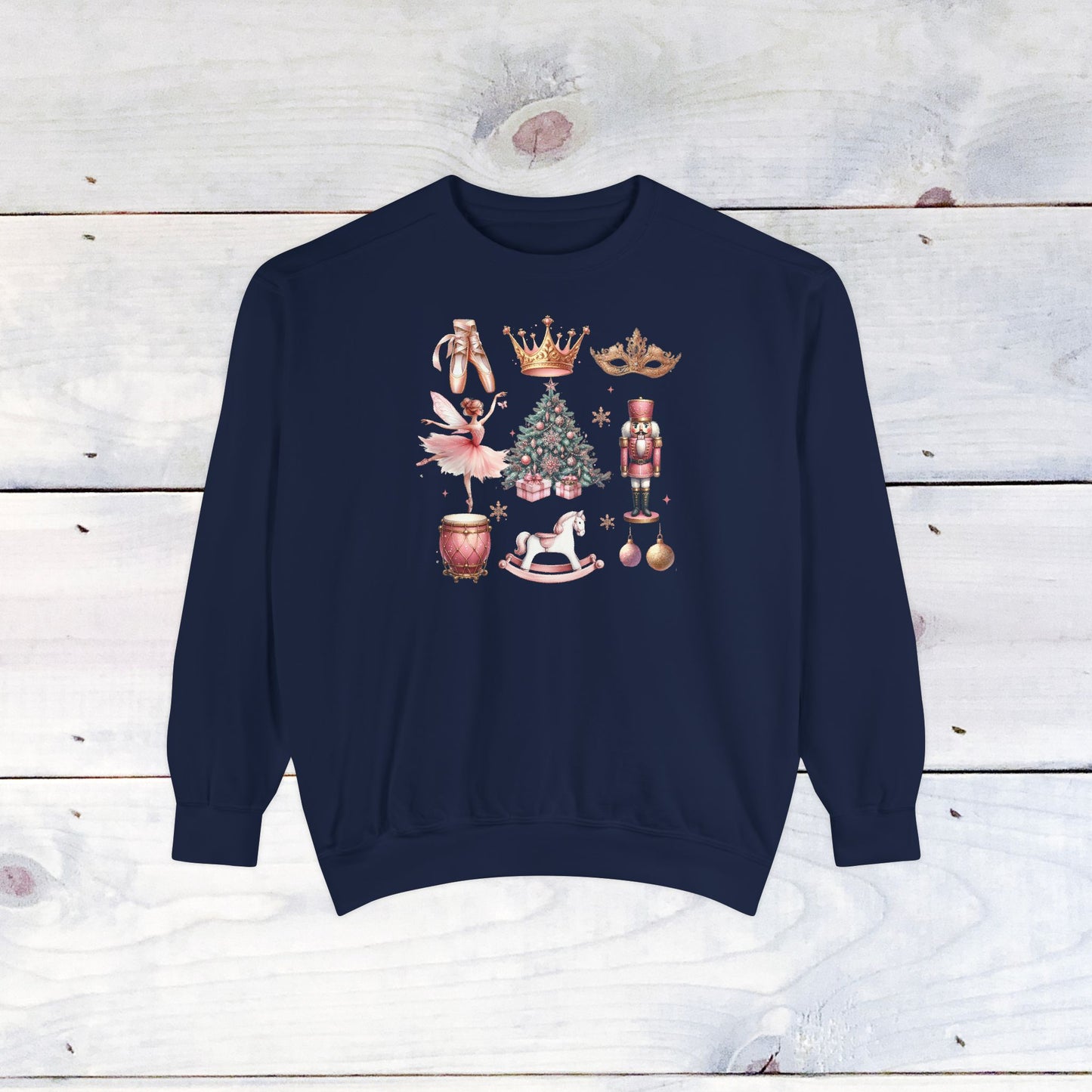 The Nutcracker Grid Comfort Colors Sweater