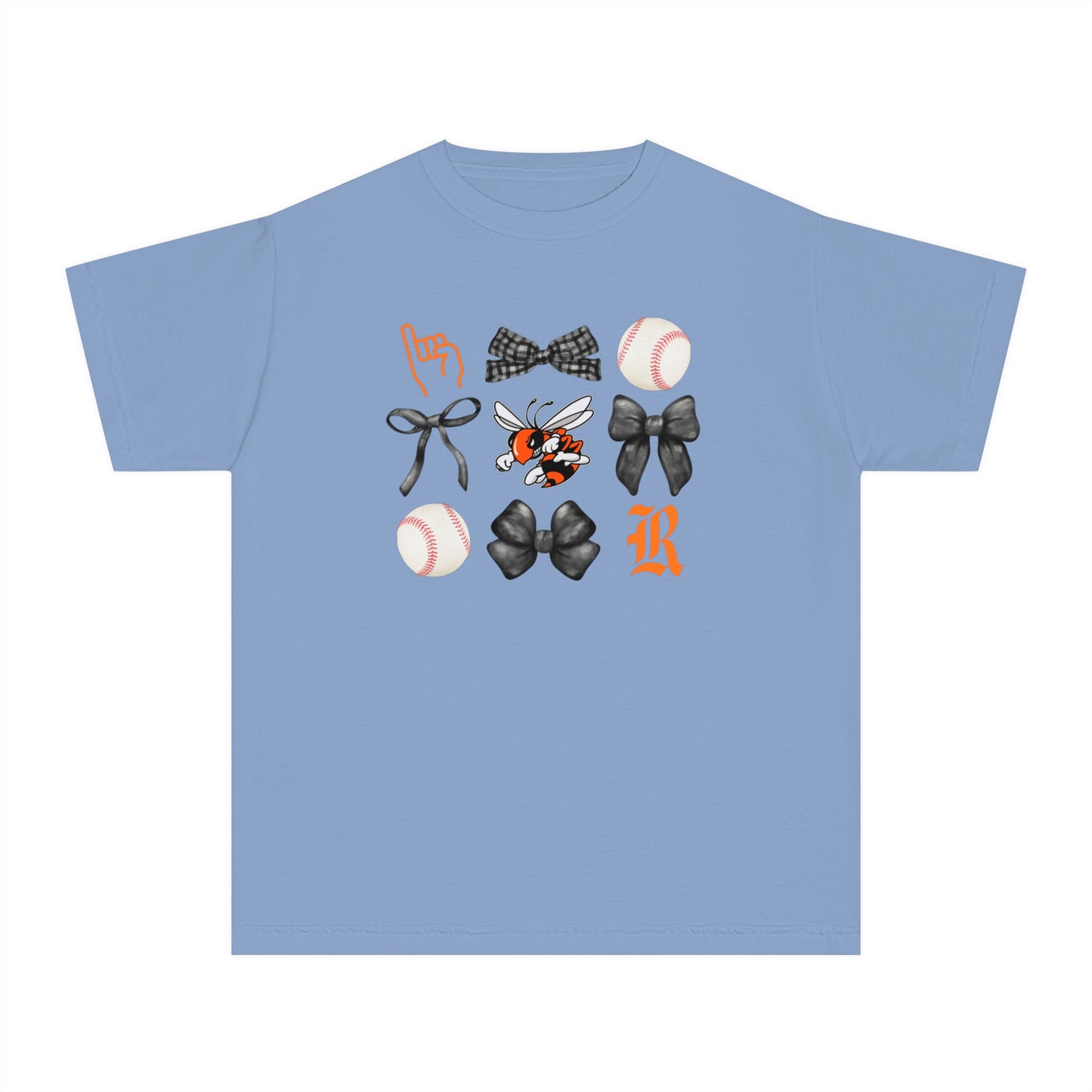 Youth Jackets Baseball Grid Comfort Colors T Shirt