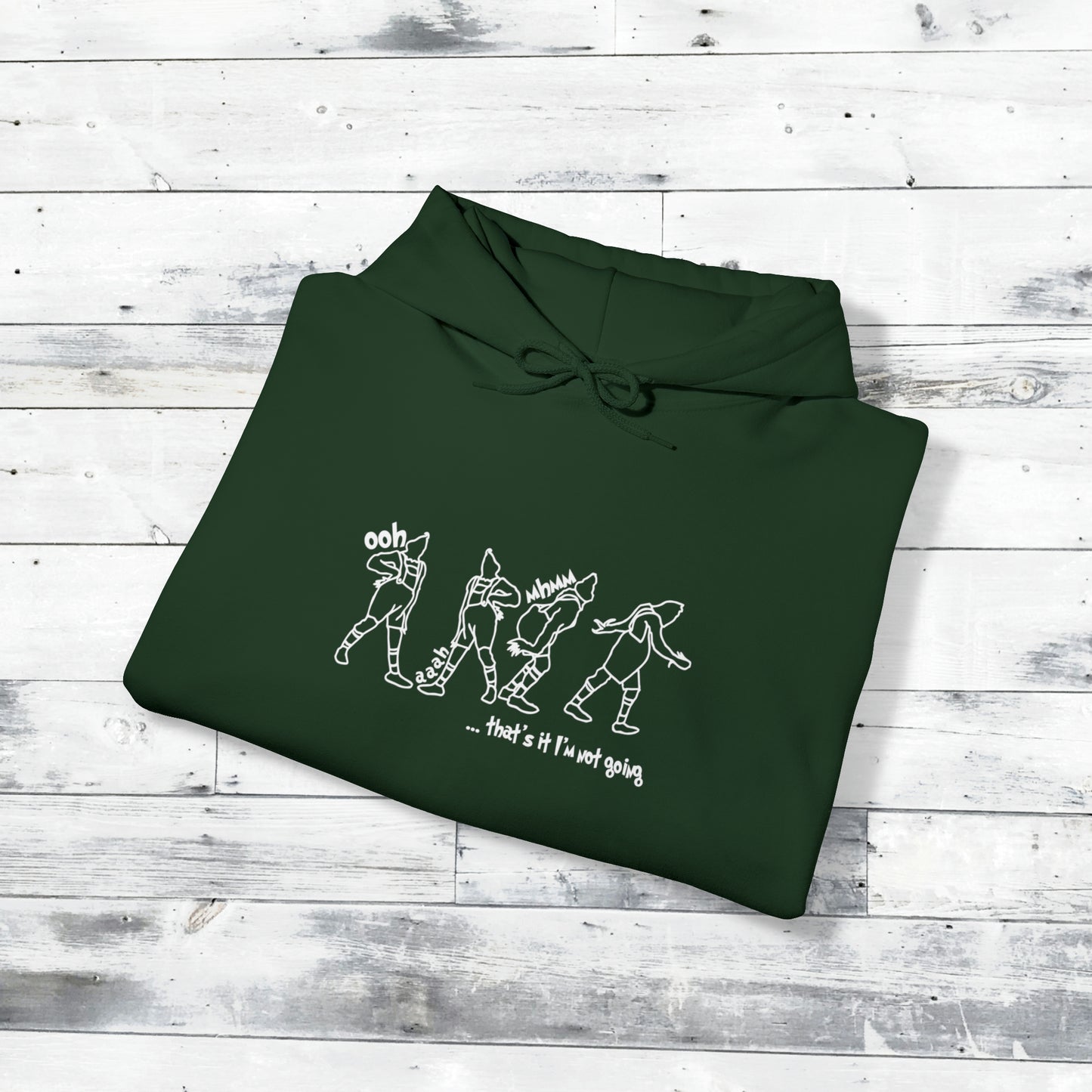 GRINCH HOODIE - LOATHE ENTIRELY QUOTE LEFT CUFF
