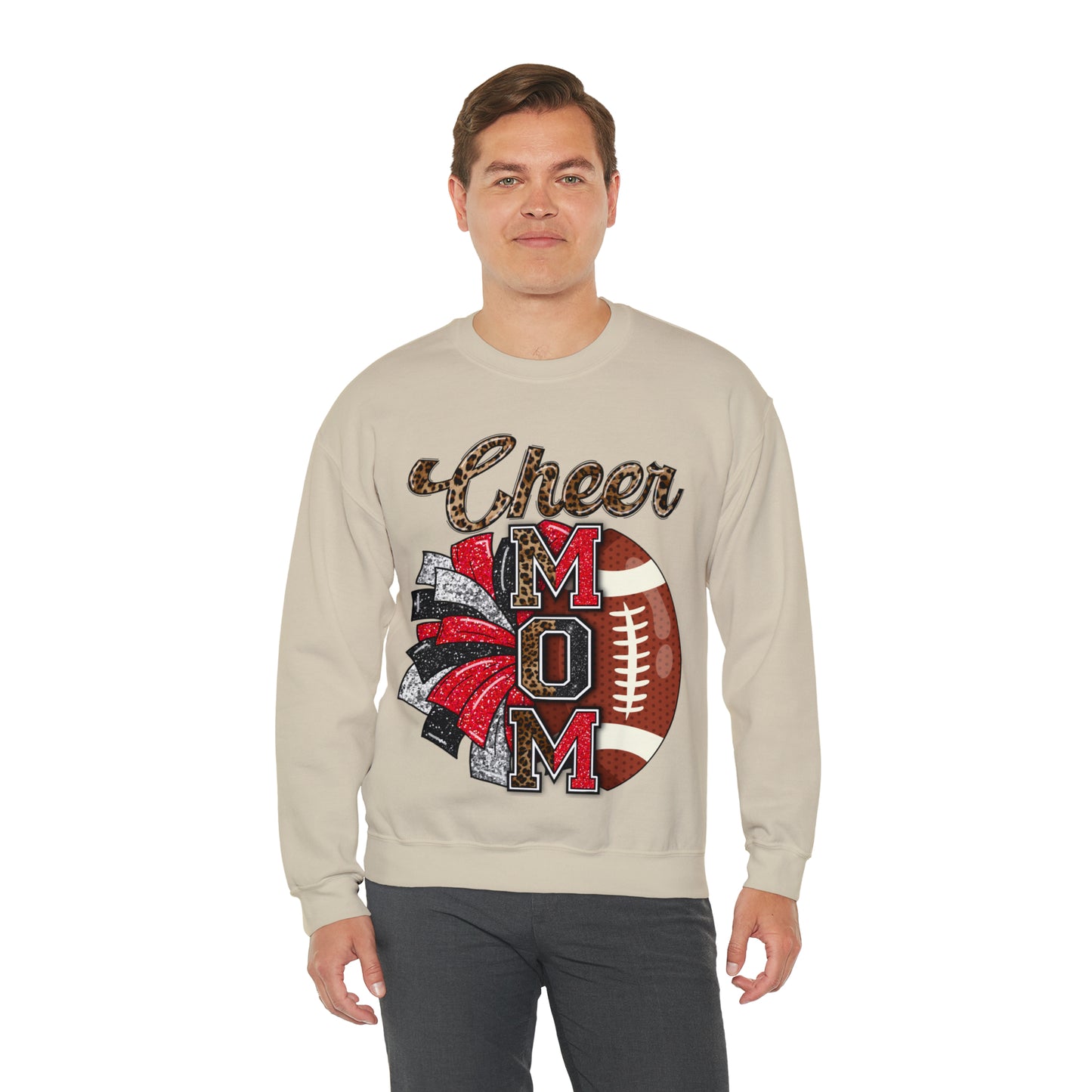 Cheer Mom Glitz Front Sweater