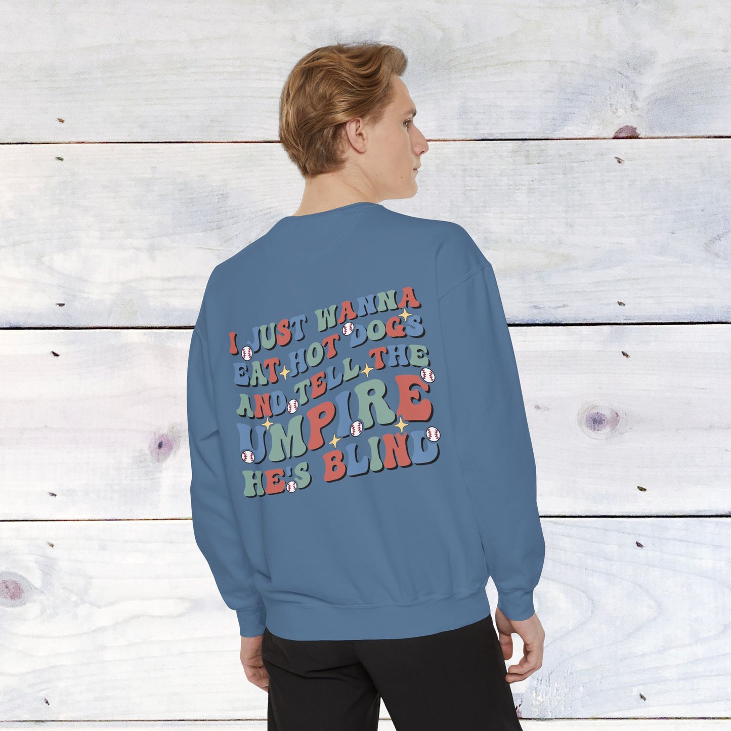 Baseball Mom Comfort Color Sweatshirt