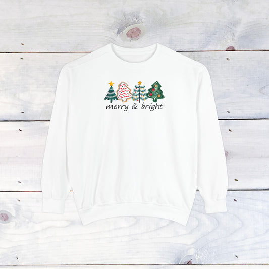 Merry & Bright Comfort Colors Sweater