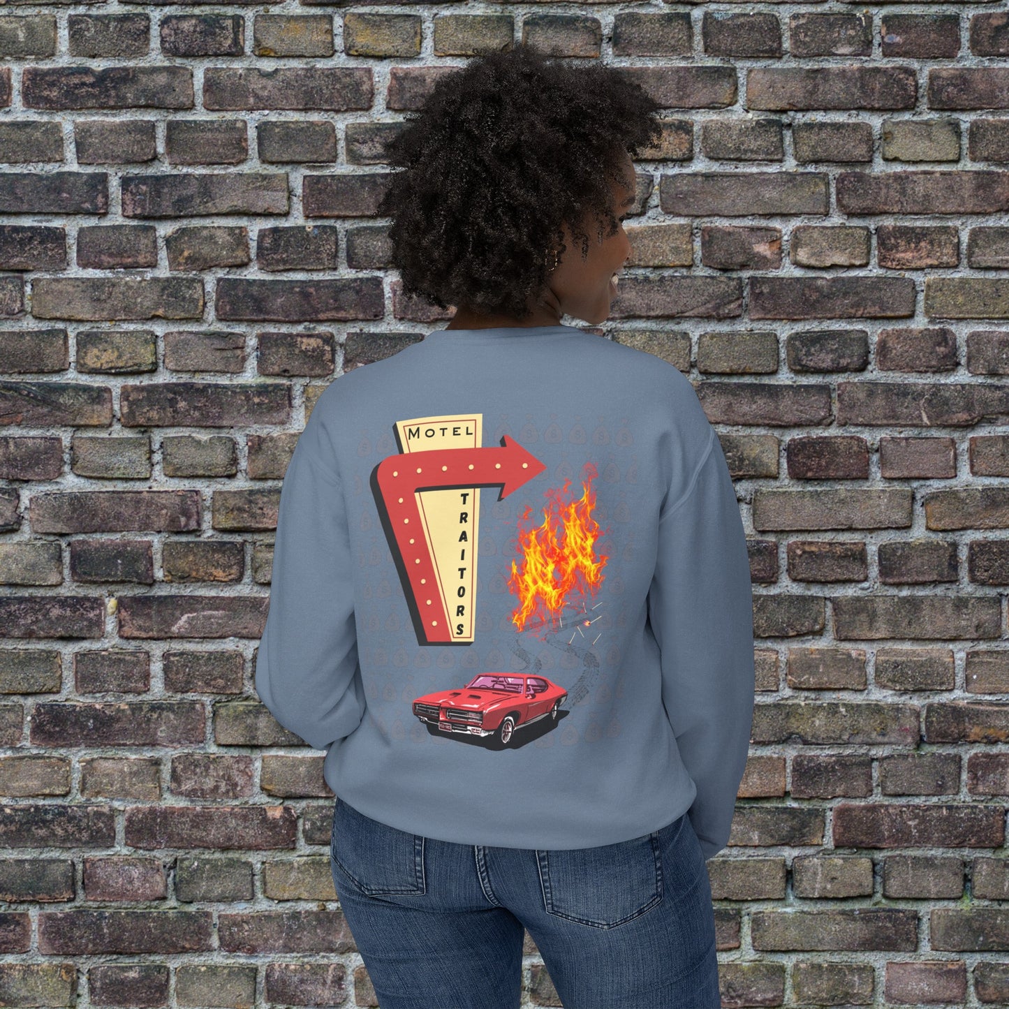 Motel Traitors, Getaway Car - Comfort Colors Sweater