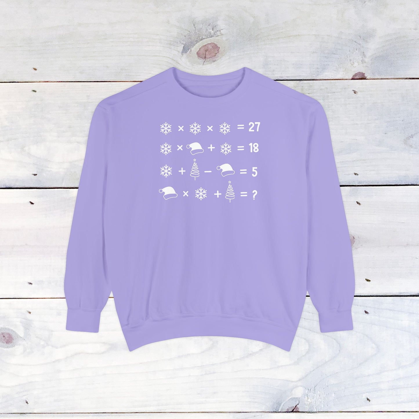 Math Teacher Comfort Colors Sweater