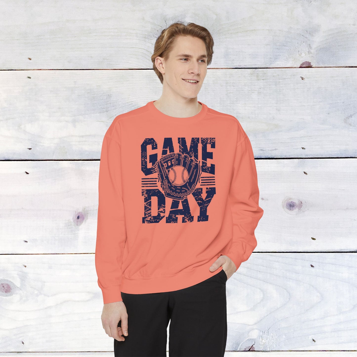 Navy Game Day Comfort Colors Sweater