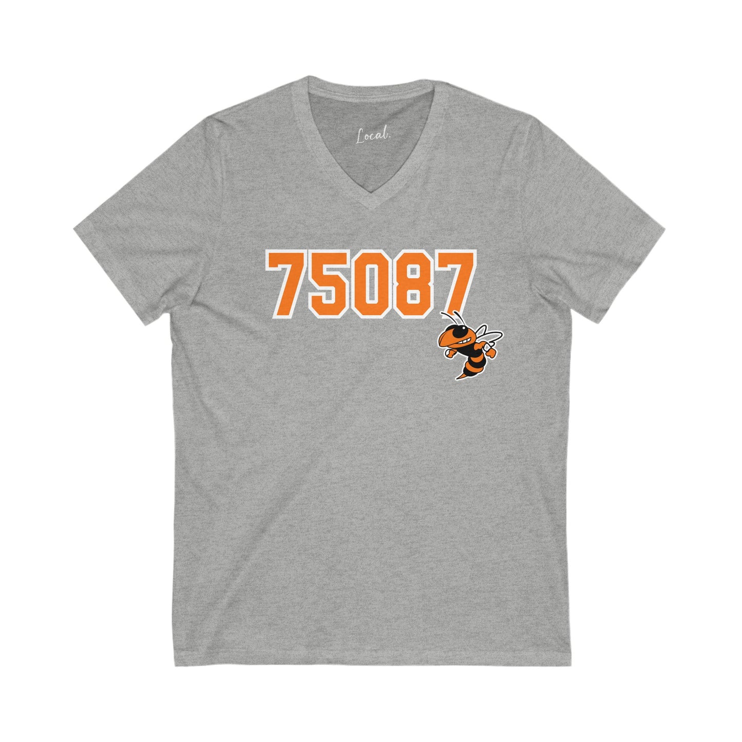 Rockwall Zipcode Unisex V-Neck Tee