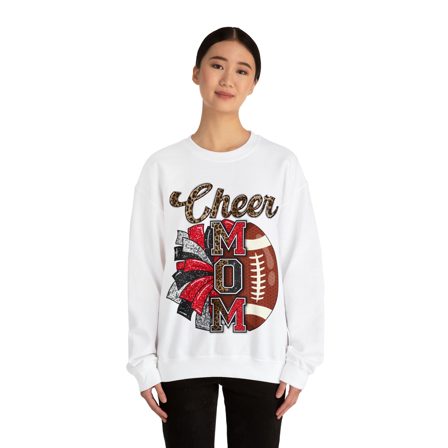Cheer Mom Glitz Front Sweater