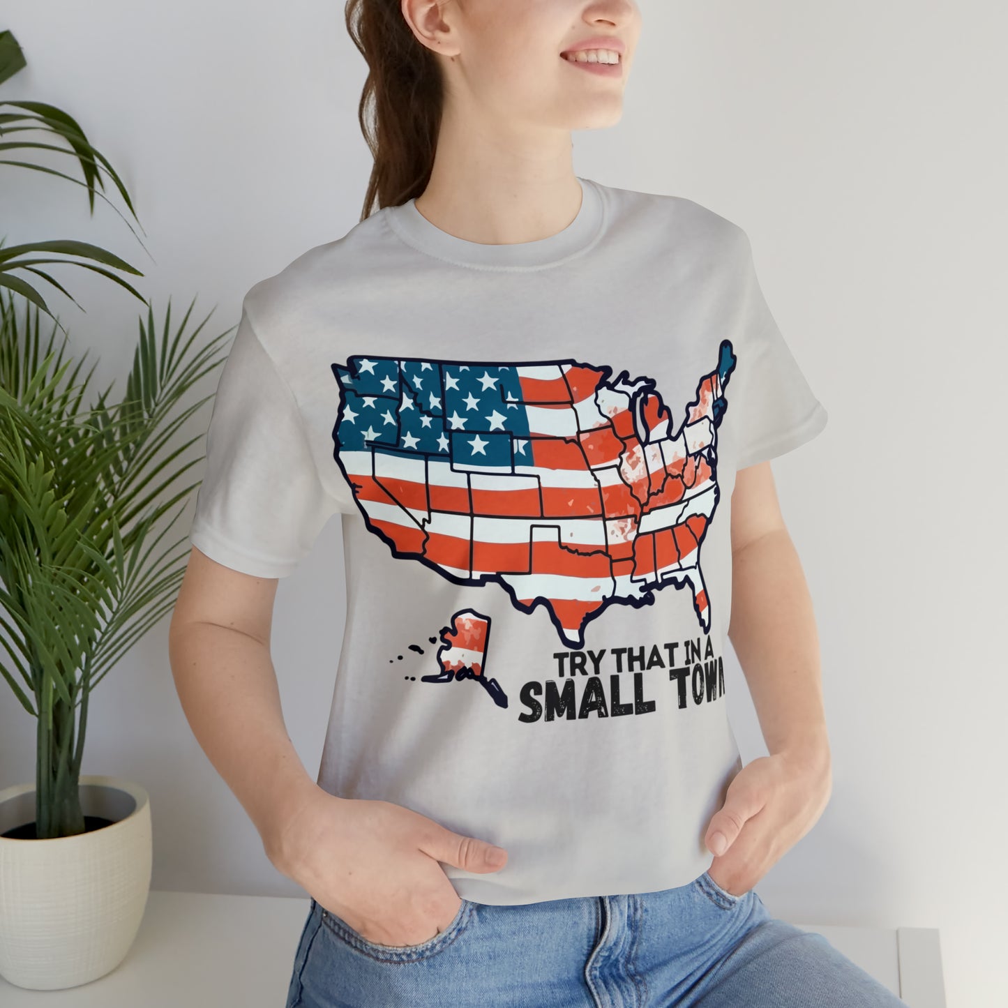Try That in a Small Town - America Front Graphic - Aldean - Unisex Classic T-Shirt