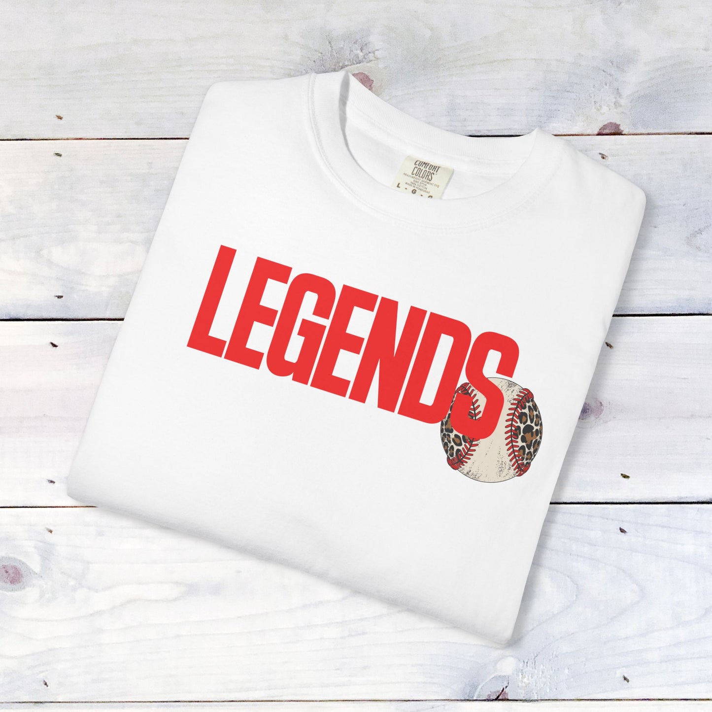 Legends Baseball Comfort Colors Unisex Shirt