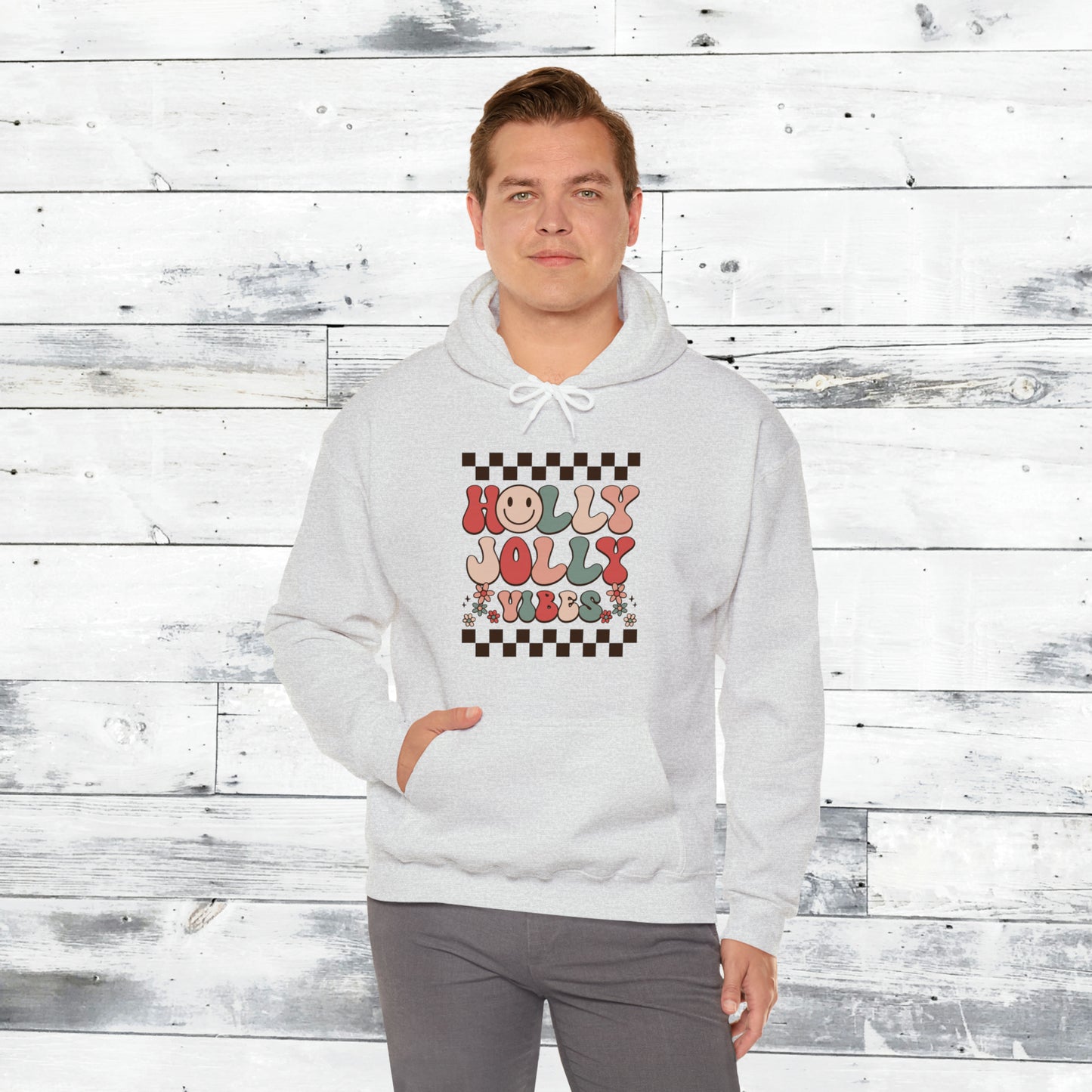 Holly Jolly Vibes Hoodie