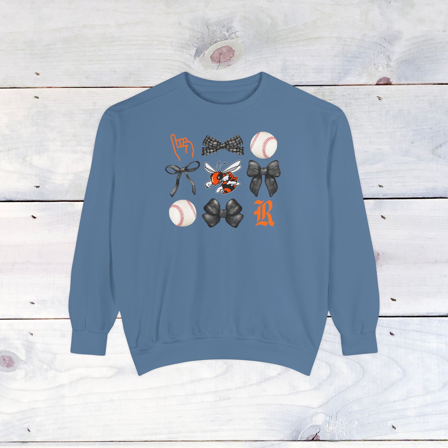 The GRID Rockwall Baseball Comfort Colors Sweater
