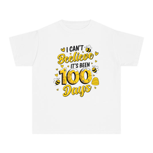 Youth I Can't Beelieve 100 Days Comfort Colors Tee