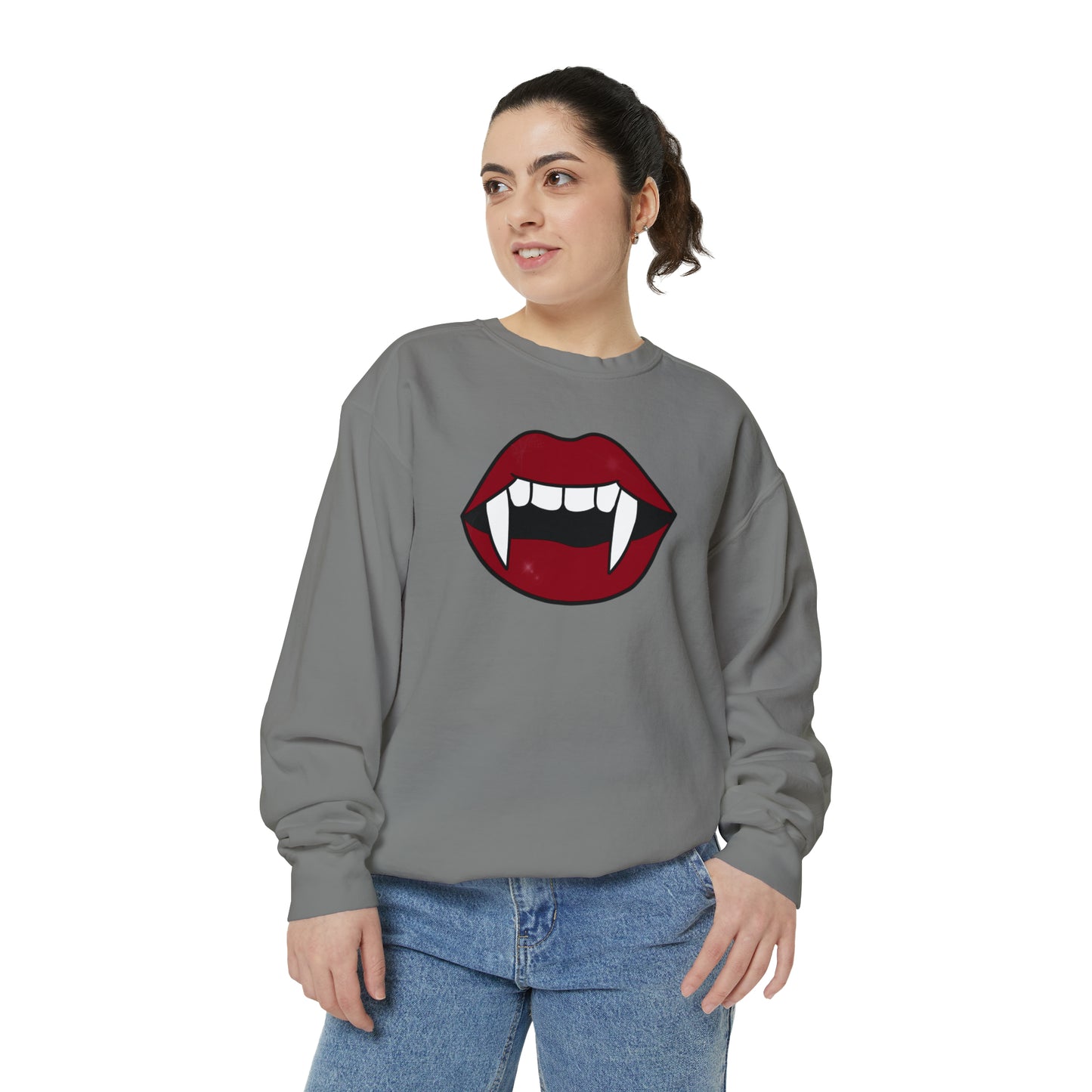 Vampire Fang Comfort Colors Sweater