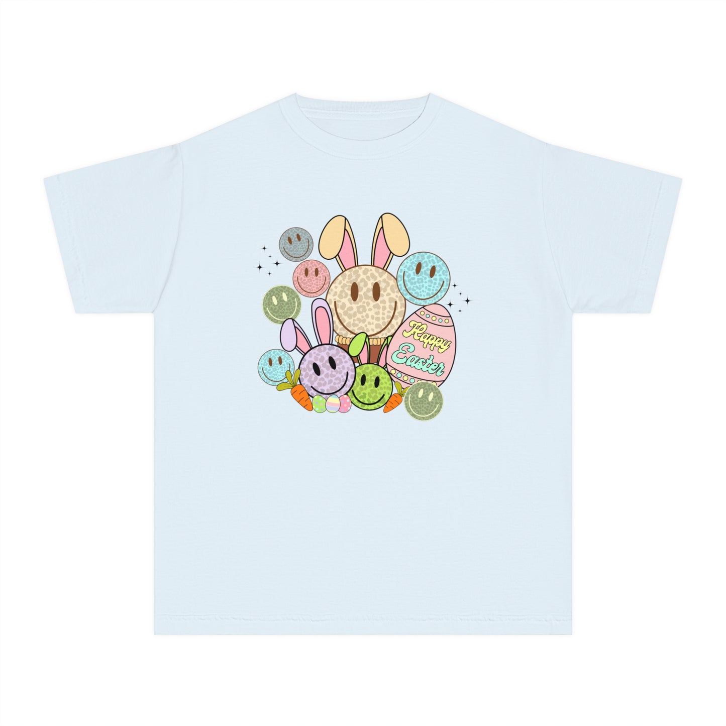 Funky Easter Youth Comfort Colors Tee