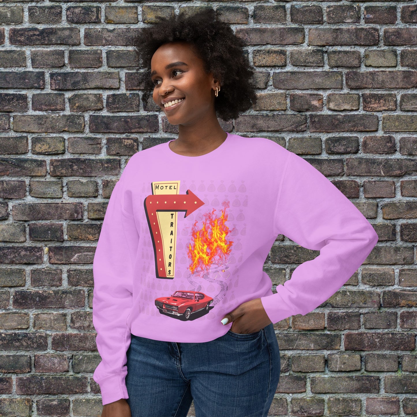 Motel Traitors, Getaway Car - Comfort Colors Sweater